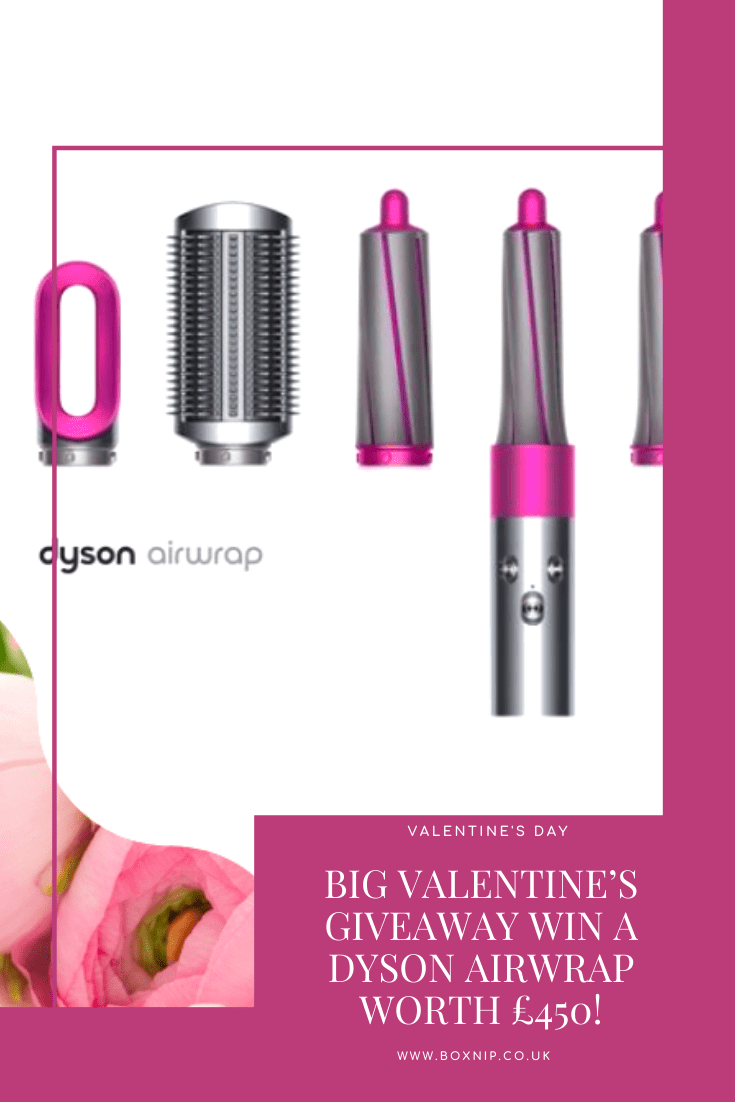 Big Valentine's Giveaway Win A Dyson Airwrap worth £450! Boxnip